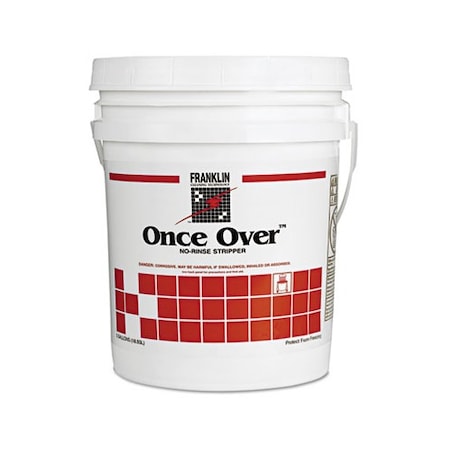 Franklin Cleaning Technology Once Over Floor Stripper, Liquid, 5 Gal. Pail F200026